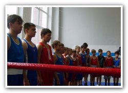 Школа бокса, открытый ринг посвященный третьей годовщине открытия школы