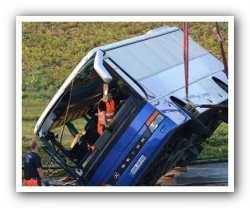 Рейсовый автобус попал в аварию в Тосненском районе
