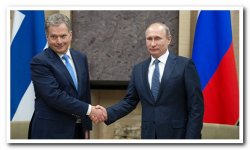Путин и Ниинистё обсудили полигон "Красный Бор"